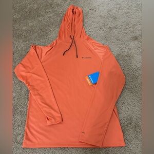 Men’s Columbia summerdry fit raglan hoodie size small NWT